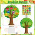 Aginc Berry 16 Set Fruit Bible Trees Cutouts, Make Your own Fruit Bible Accents Tree, DIY Christian Religious Learning