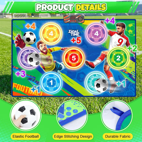Set 2 3 3-12 Electronic Soccer Game Toy for Kids, Soccer Trainer, Soccer Ball Game Outdoor Indoor Soccer Training Game