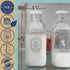 Set 2 Labels-32oz Breast Milk Pitcher with Lid- of & Airtight Leakproof Breastmilk Storage Containers for Fridge- Easy