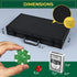 Set 300 11.5 Set 2 Queensell Poker with Poker Chips Gram for Texas Holdem Professional Weight Poker Chips with Decks