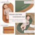 Beautiful Baby Diaper Changing Mat Made of Vegan Leather, Soft and Easy to Wipe Changing Pad for Travel or Home Use