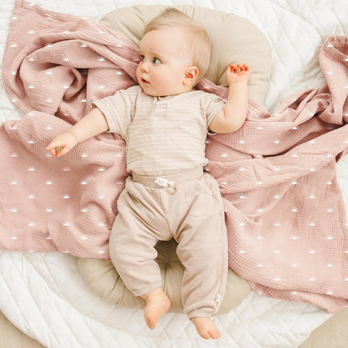 3 Pack 47 47 inches, Konssy Muslin Swaddle Blankets for Baby Girls Boys, Receiving Blanket Large x Soft Breathable