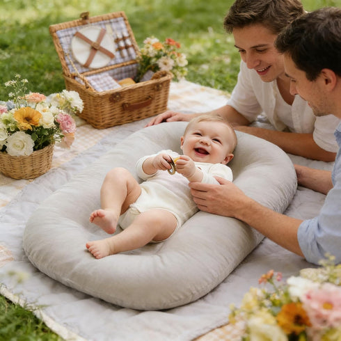 Tummy Surface,0 0-12 Baby Lounger Play Mat,Baby Lounger for Newborn Time for Babies in Flat Angle Newborn Loungers