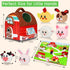 6-12 6 Avesa Baby Toys Months - Soft Barn Toy with Stuffed Farm Animals, Rattle - Montessori Toys for Babies Months Old
