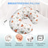 Breastfeeding,100% LAT Nursing Pillow for Cotton Removable Cover,Ergonomic Breast Feeding Pillows for Mom