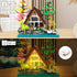 A-Frame Cabin Building Set - Medieval Forest Cabin House Micro Building Block Set for Adults and Teens (2688 Pcs)