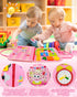 Exorany Busy Board Montessori Toys for 1-4 Year Olds, Sensory Educational Toys, Birthday Gifts for Toddlers
