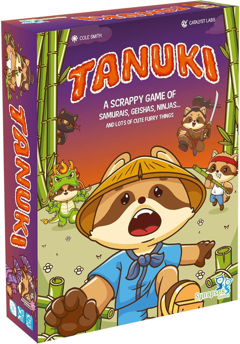 Tanuki - Take-That Card Game for 3 to 8 Players, Non-Stop Player Interaction, 20 Minutes, Ages 7+