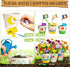 Doiaz 3 Set 5, 6, 7, 8, 9, 10, 11 12 Paint & Plant Flower Growing Gardening Kit with Pots for Kidz - Gardening Tools