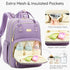 Backpack Backpack Diaper Bag - Large Multi functional, Boys, Girls & Baby Travel Essentials Tote with Changing Pad