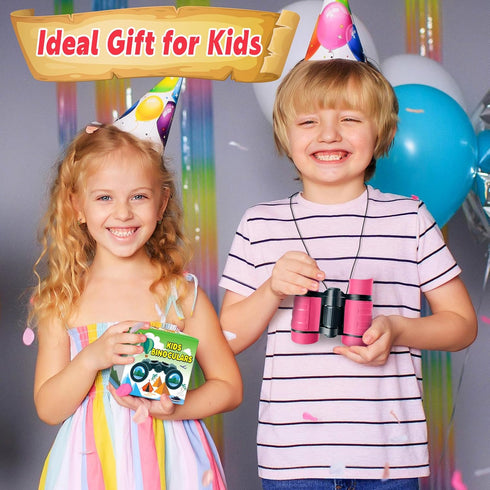 Kids Binoculars for Ages 3-12, Outdoor Gifts Toys for Bird Watching and Exploration