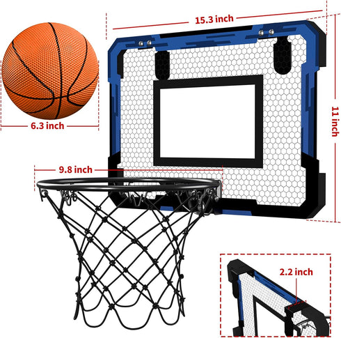 QDRAGON Mini Basketball Hoop for Indoor Fun