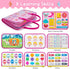 1 2 3 4, 3 4 Freebear Busy Board Toddler Travel Toys Quiet Book Sensory Board for Toddlers Montessori Educational Toys