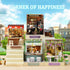 Flever Dollhouse Miniature DIY House Kit Creative Room with Furniture for Romantic Artwork Gift (Revolving Food House)