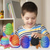 6 3D PCS Dragon Egg, Printed Dragon Eggs with Dragon Inside Surprise Mystery Easter Egg Fidget Toy, Articulated Crystal