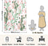 Cactus Baby Blanket for Girls Boys - Soft Warm Reversible Infant, Newborn, Toddler Receiving Blanket, 30"x40"