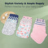 2-in-1 6 Pack 3 Burp Cloths and Baby Bibs - Large Super Absorbent Soft Cotton Burping Cloths for Spit Up, Layers Thick