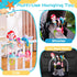 0-6 Koty Carseat Toys Hanging, Blue Mermaid Stroller Toys for Babies Months, Baby Car Seat Toy with Crinkle, Teether