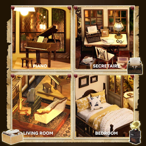 Creative DIY Dollhouse Kit - Time Impression Miniature