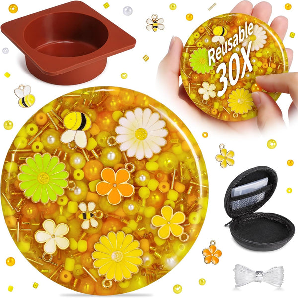 Reusable Picking Fidget Pad Remeltable Pick Pad, Sensory Fidget Toys Anxiety Relief