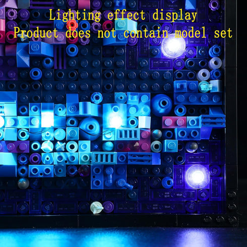LED Light Kit for The Milky Way Galaxy, Lighting Set for Art 31212 (Model Set Not Included)