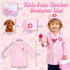 3-5 39 Set Girl Toys Doctor Kit for Toddlers with Plush Dog, PCS Kids Vet Play with Heartbeat Sound Stethoscope & Dress