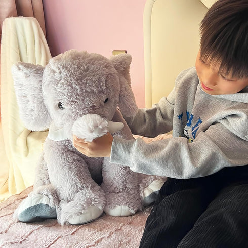 19.2 Inch Large Elephant Stuffed Animals,Clever Elephant Plush Toy for Kids, for Girls and Women,Super Soft Room