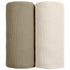 Muslin Swaddle Blanket Baby, Cotton Swaddling Blanket Soft Baby Receiving Blanket Neutral 2Pack (Olive)