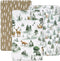 PHF 3 Pack Soft Mini Crib Sheets, Woodland Silky Pack N Play