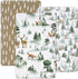 PHF 3 Pack Soft Mini Crib Sheets, Woodland Silky Pack N Play