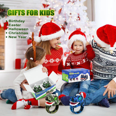 Dinosaur Walkie Talkies for Kids, 2 Way Radios for Boys & Girls Ages 3-12, Long Range Outdoor Adventure Gifts
