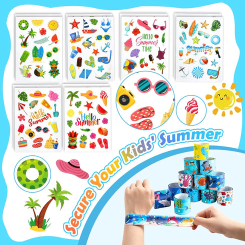 3-4-5-8-12, 96PCS Summer 4-8-12 INNOCHEER Pool Party Favors Beach Party Favors for Kids Goodie Bags Stuffers for Kid