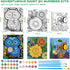 3 Pack Paint by Numbers for Kids Ages 8-12, Pre-Printed Acrylic Oil Painting, Includes (8x10, 8x9, 8x8 inch) Framed Canvas with 30 Acrylic Paint Pots, 5 Brushes for Kids, Art Supplies for Kids 9-12 by Wings Giant