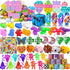 110 Pcs Pop Fidget Party Favors for Kids, Pinata Stuffers, Treasure Box Toys, Classroom Prizes, Goodie Bag Stuffers for