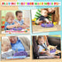 Toddler Baby Busy Board with LED Light, Montessori Sensory Board for 1+ Year Old, Travel Toys for Preschool Learning