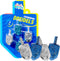 Hanukkah Dreidels - Metallic Blue and Silver Dreidel, 4 Pack Medium