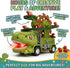3 4 5 6 7 8, 3-in-1 3 Dinosaur Truck Toy For Kids Ages Dinosaur Truck, Sliding Little Dinos On Tracks , & Glow in Dark