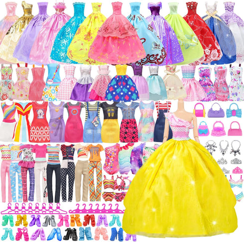 101 Package, 5 2 2 2 67 11.5 inch 3-10 ZITA ELEMENT Pcs Doll Clothes and Accessories Ramdom Style Gift Box Wedding