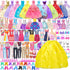101 Package, 5 2 2 2 67 11.5 inch 3-10 ZITA ELEMENT Pcs Doll Clothes and Accessories Ramdom Style Gift Box Wedding