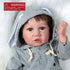 Realistic Reborn Baby Dolls Boy - 22 Inches Soft Vinyl Baby Doll Toy with Bunny Jumpsuit, Gift for Kids Age 3+