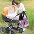FHEDVBN Backpack Mummy Backpacks Daypack Lilac Flowers Diaper Bag for Women Multifunction Waterproof for Mom Dad, Large