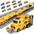 Veslier Carrier Truck Race Track Toddlers Car Truck Toys, Toy Truck Transport