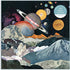 Out of This World 500 Piece Puzzle from Galison – Galactic Collage of Space, 19" x 19", Fun Family Challenge