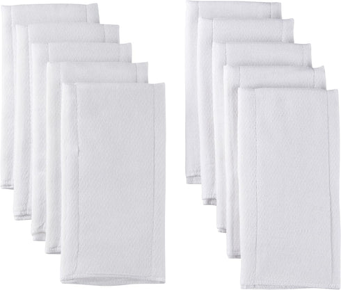 Gerber Unisex Baby Boys Girls Birdseye Prefold Cloth Diapers Multipack White Premiun