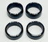 MI-LF1 4-Piece Drift Tires Set for Kyosho Mini-Z AWD MA020 RC 1/24 1/28 Mini-Q DRZ GLD (20mm Diameter)