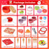 Commodum Set, 24 Countdown 3+ Christmas Advent Calendar Gifts for Kids, Kids Wooden Play Cooking Pretend Play Kitchen