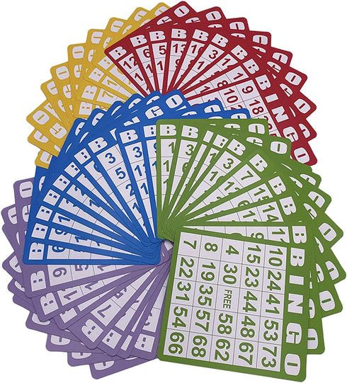 Deluxe Bingo Game Set with 6 Inch Cage, Master Board, 75 Colored Balls, 50 Cards, and 500 Chips