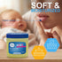 13 oz MED PRIDE Petroleum Jelly with Fresh Baby Scent, Baby Blue, Skin Protectant & Moisturizer for Dry Skin, Rashes