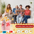 240 Junkin Pieces Fake Popcorn Decor Resin Artificial Miniature Popcorn Resin Food Props Pendant for Keychain Earring