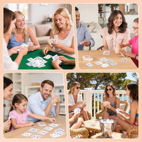 Wkchxd Set Playing Cards, Unicorn Playing Cards, Deck of Cards, Standard Themed Poker Cards for Card Games,Family Game